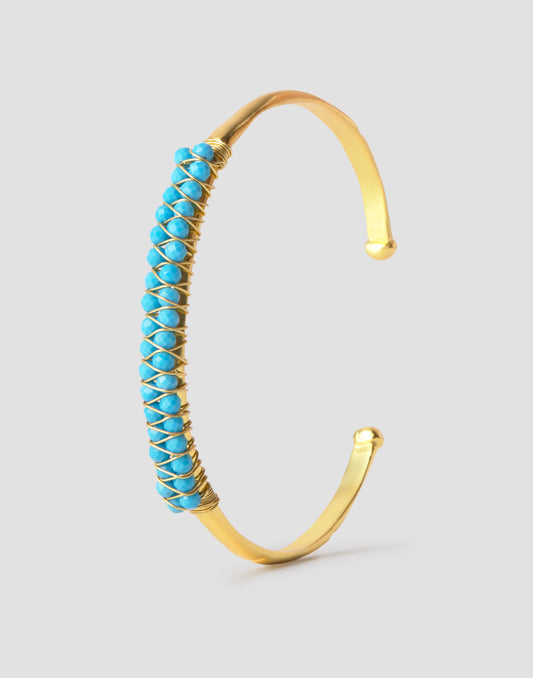 Bracciale rigido turchesi