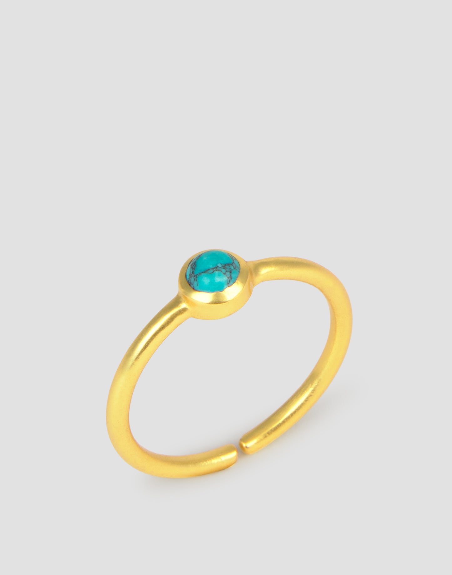 Anillo piedra turquesa