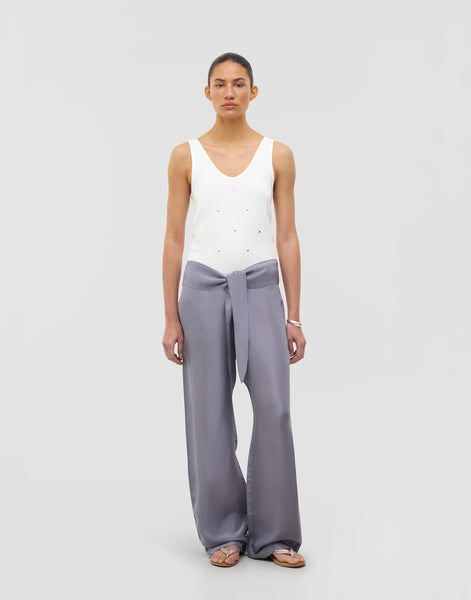 Pantalón nudo seda