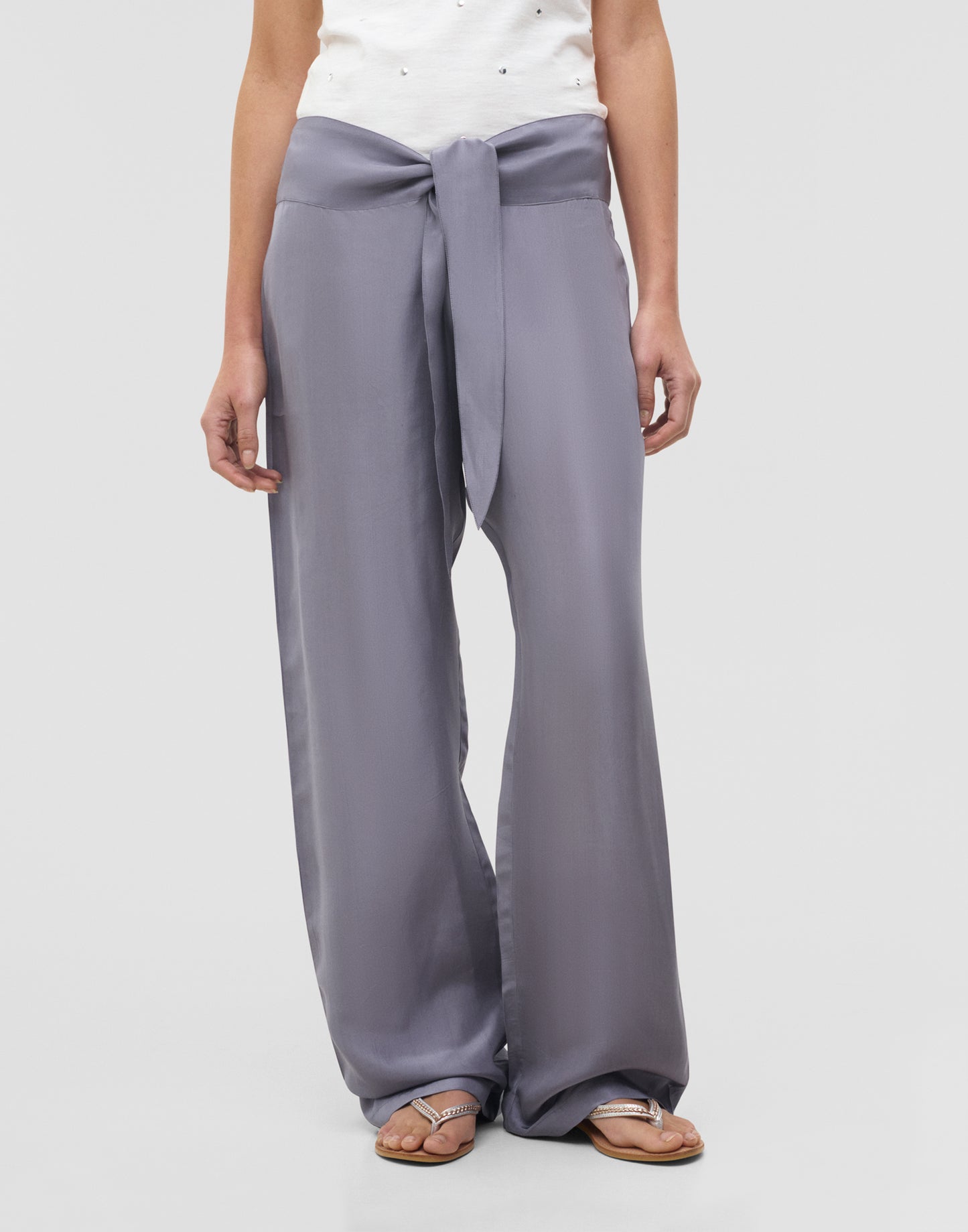 Pantaloni nodo seta