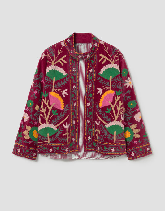 Chaqueta terciopelo India