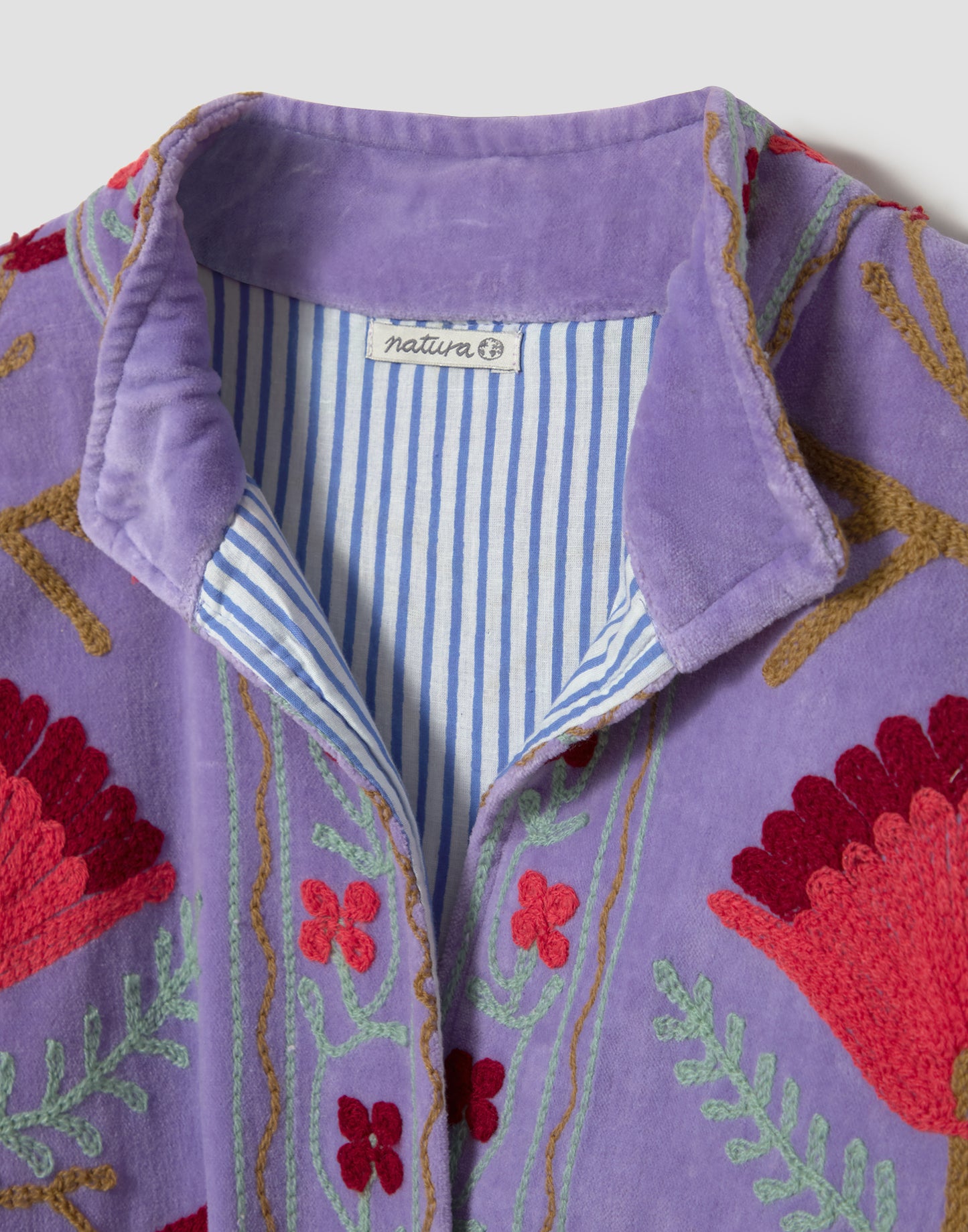 Chaqueta terciopelo India