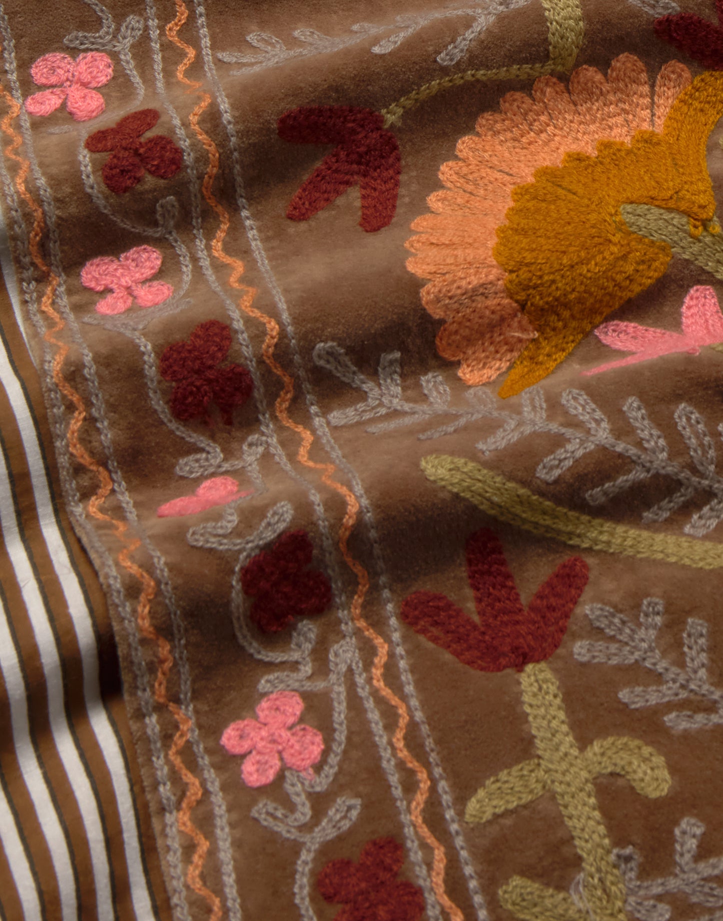 Chaqueta terciopelo India