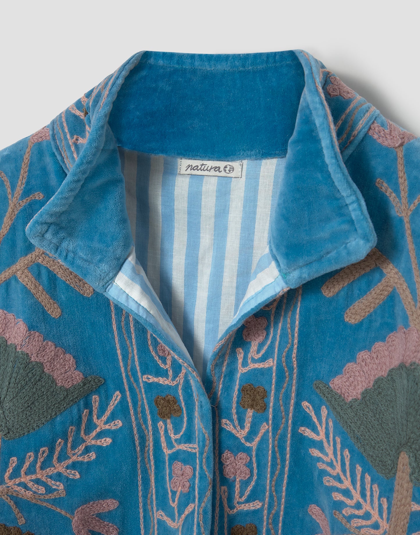 Chaqueta terciopelo India