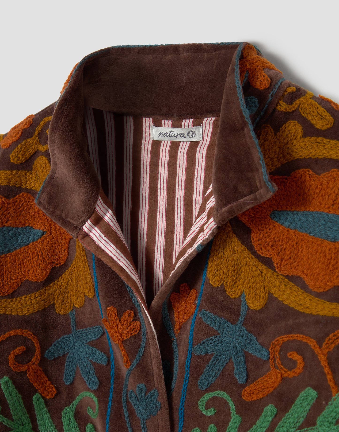 Chaqueta terciopelo India