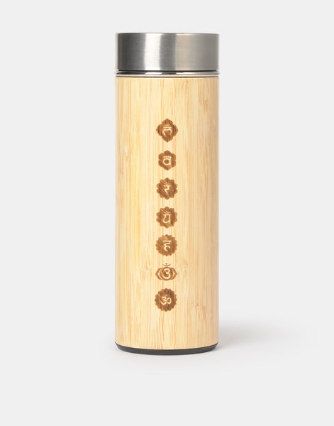 Botella termo bambú 400ml