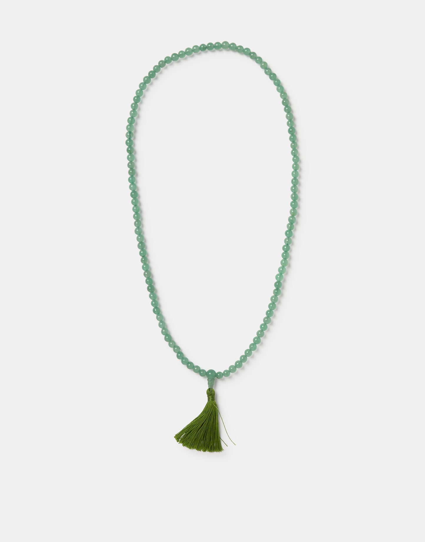 Collier mala aventurine verte