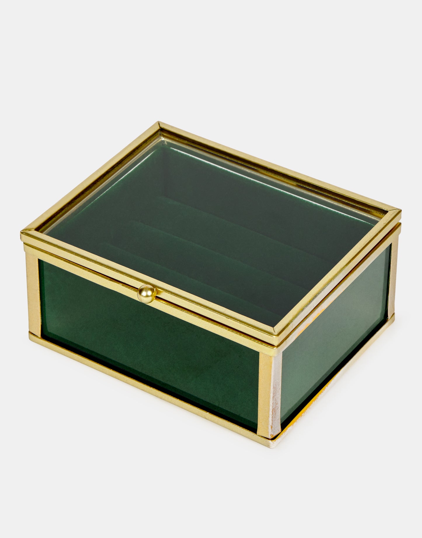 Joyero anillos cristal