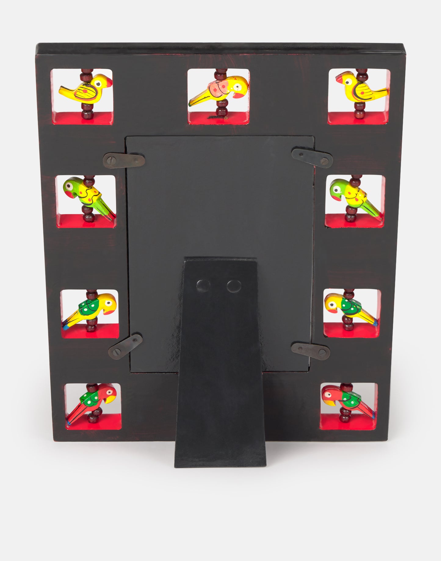 Marco pintado a mano pajaritos