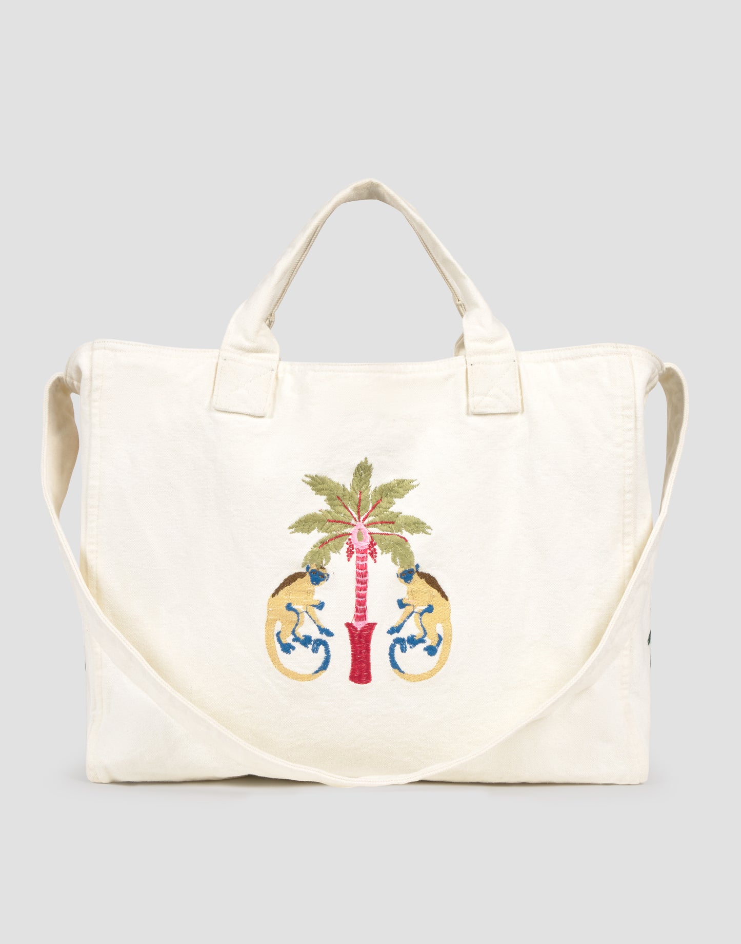 Natura Retreat Embroidered American Bag