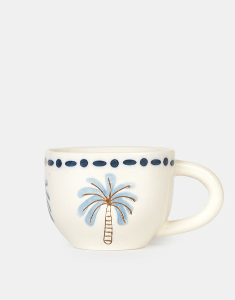 Tasse à café palmiers