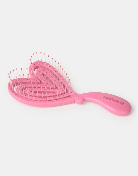 Heart hairbrush
