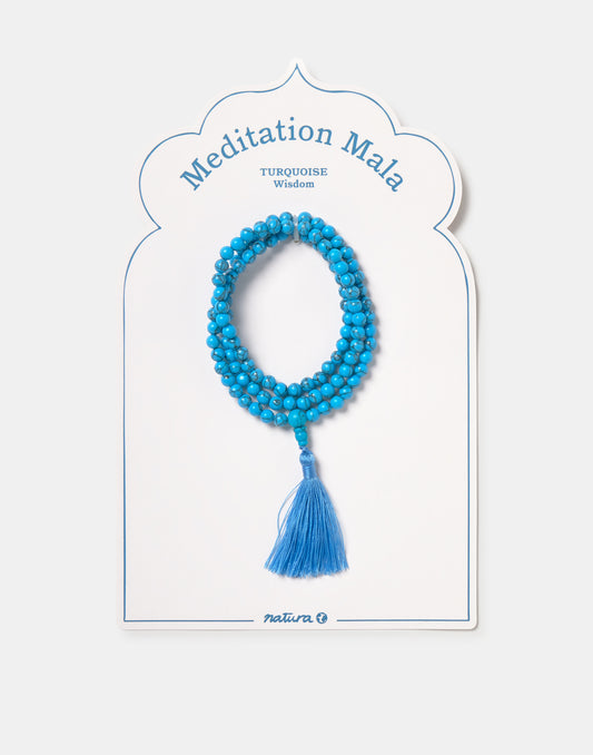 Collar malas turquesa