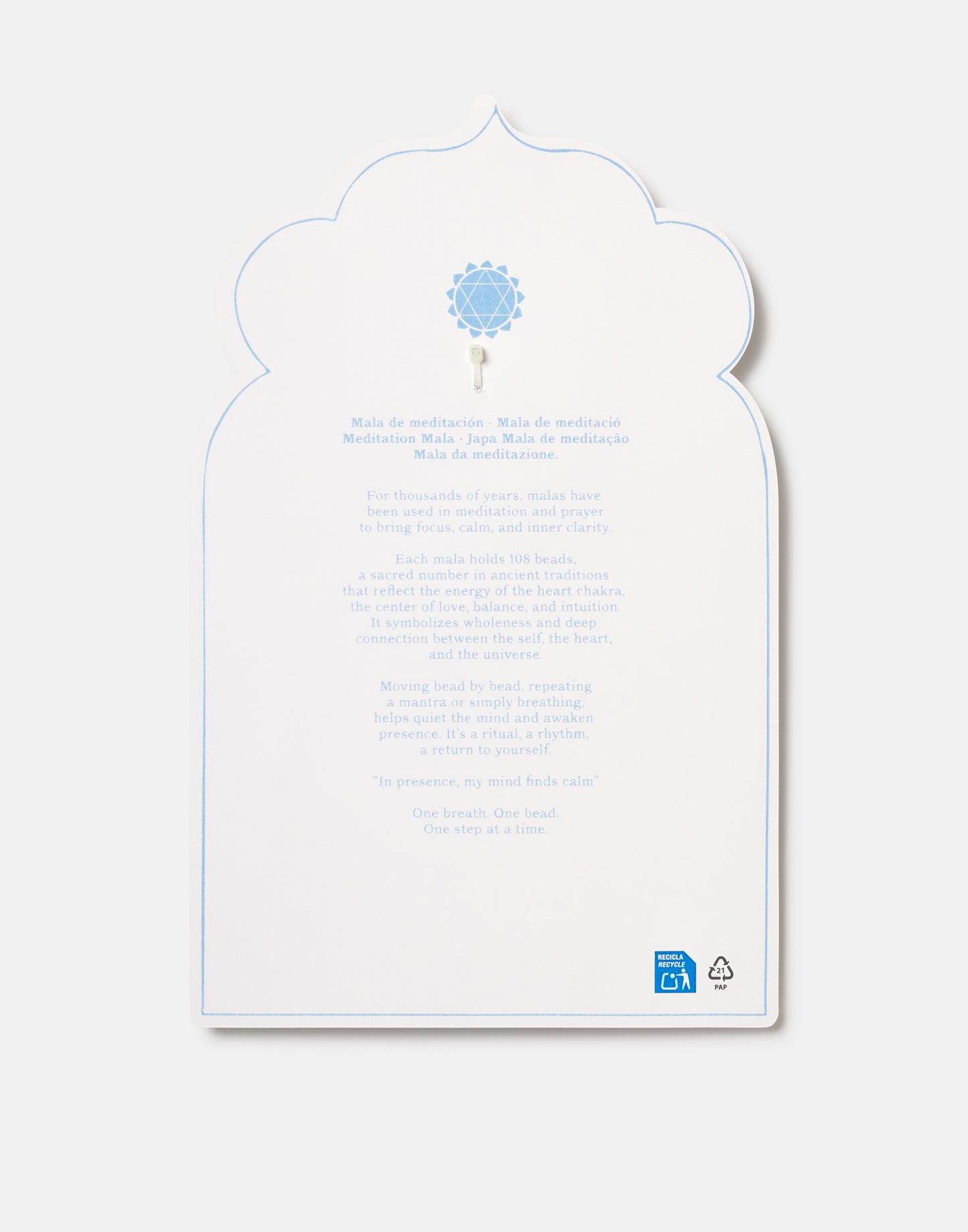 Collar malas piedra luna