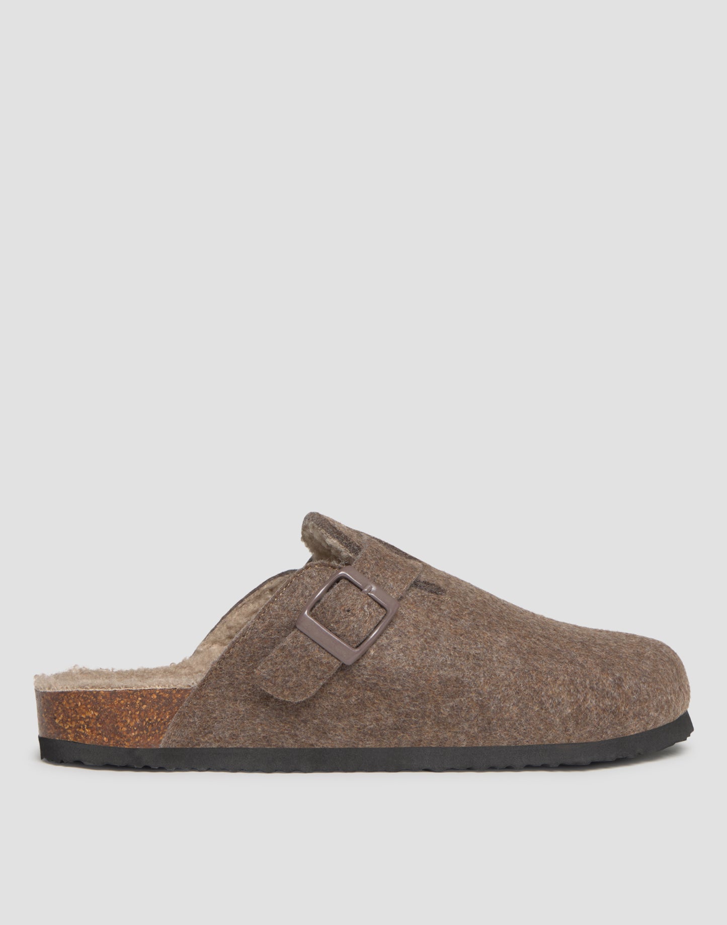 Filz-Clog mit Teddyfutter