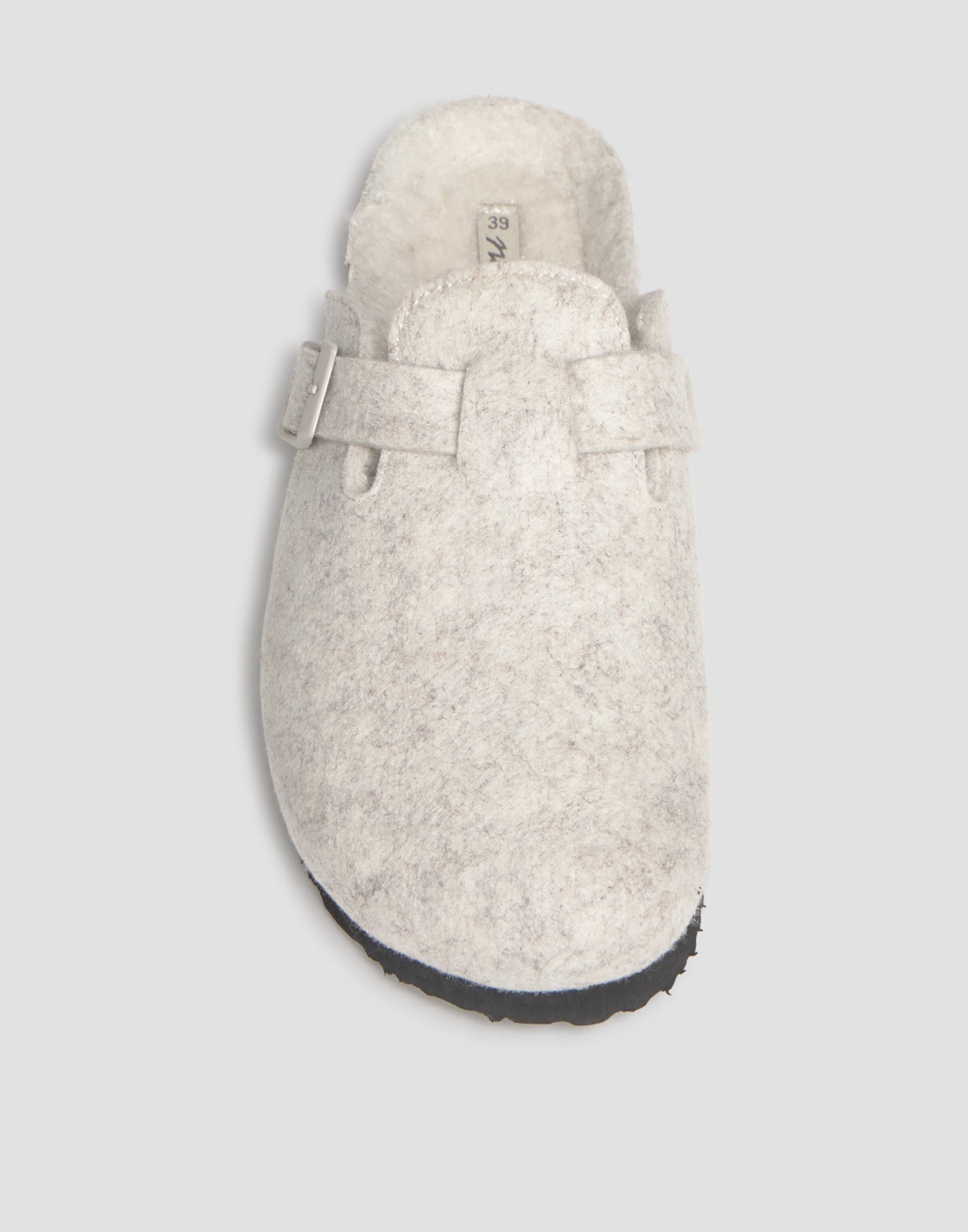 Filz-Clog mit Teddyfutter