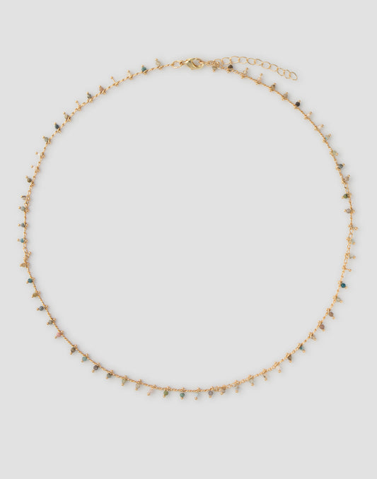 Collana con perline multicolore