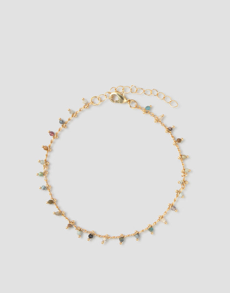 Armband mit bunten Perlen