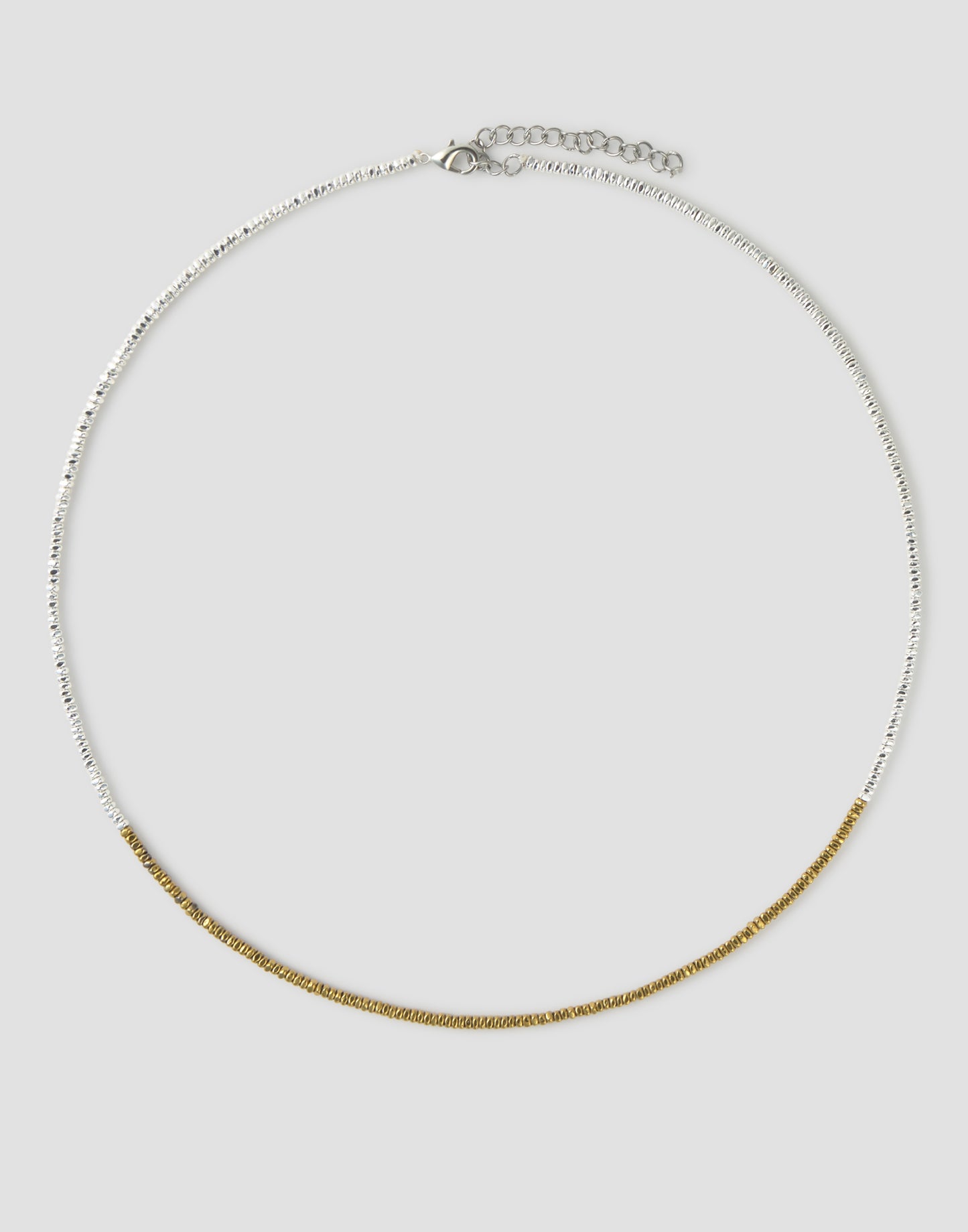 Bicolor-Beads-Halskette