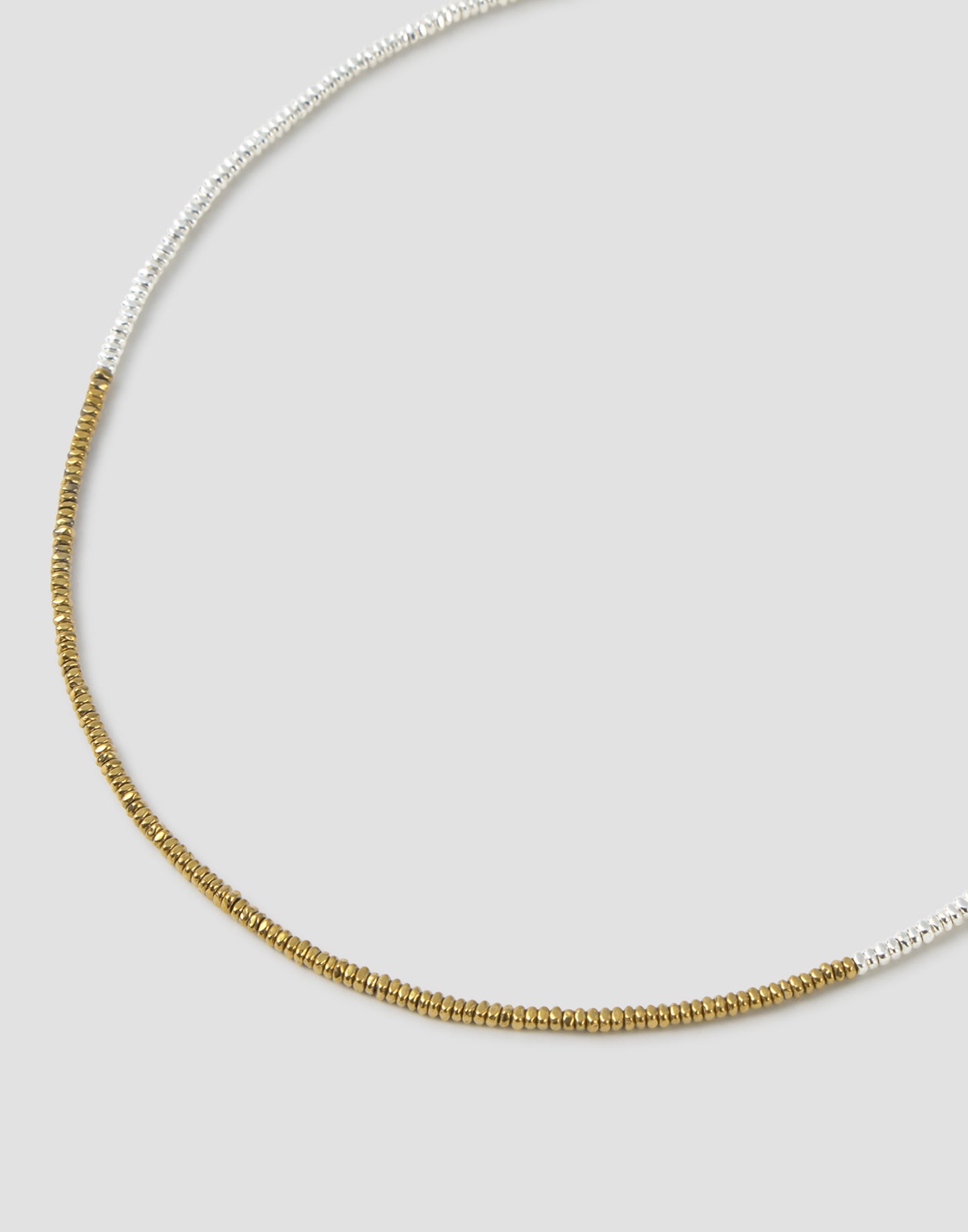 Bicolor-Beads-Halskette