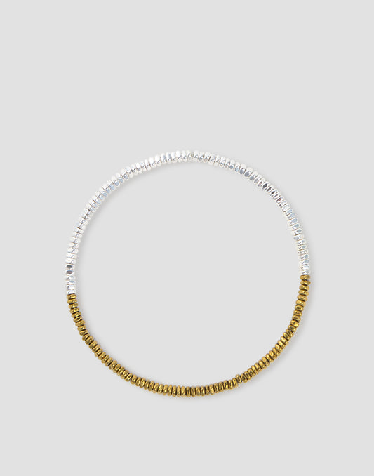 Bracciale beads bicolore