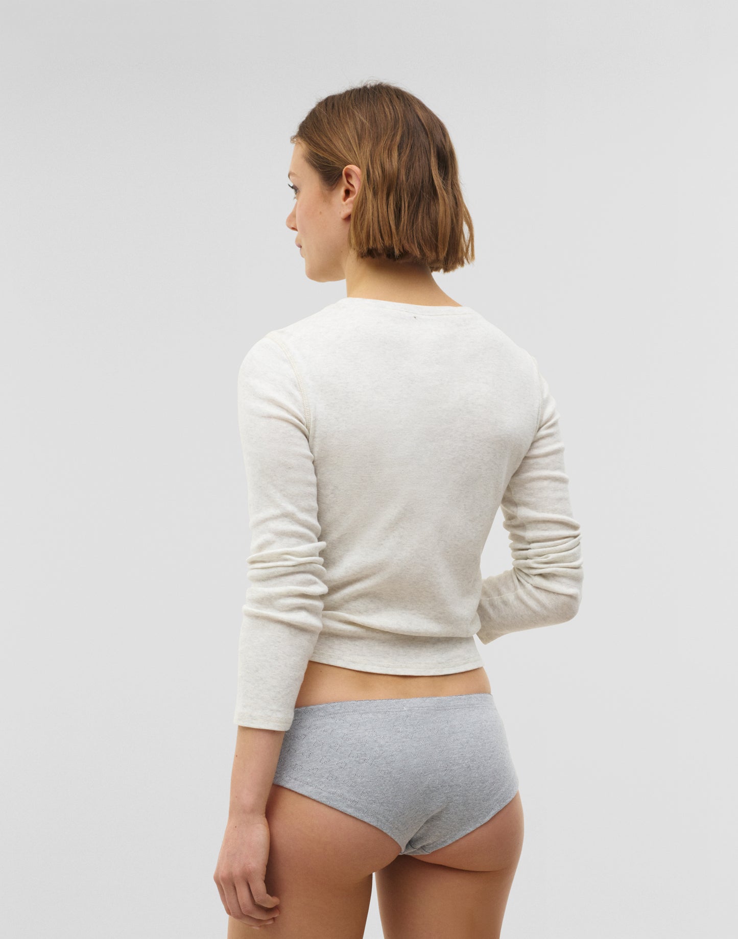 Pack of 2 pointelle heart briefs
