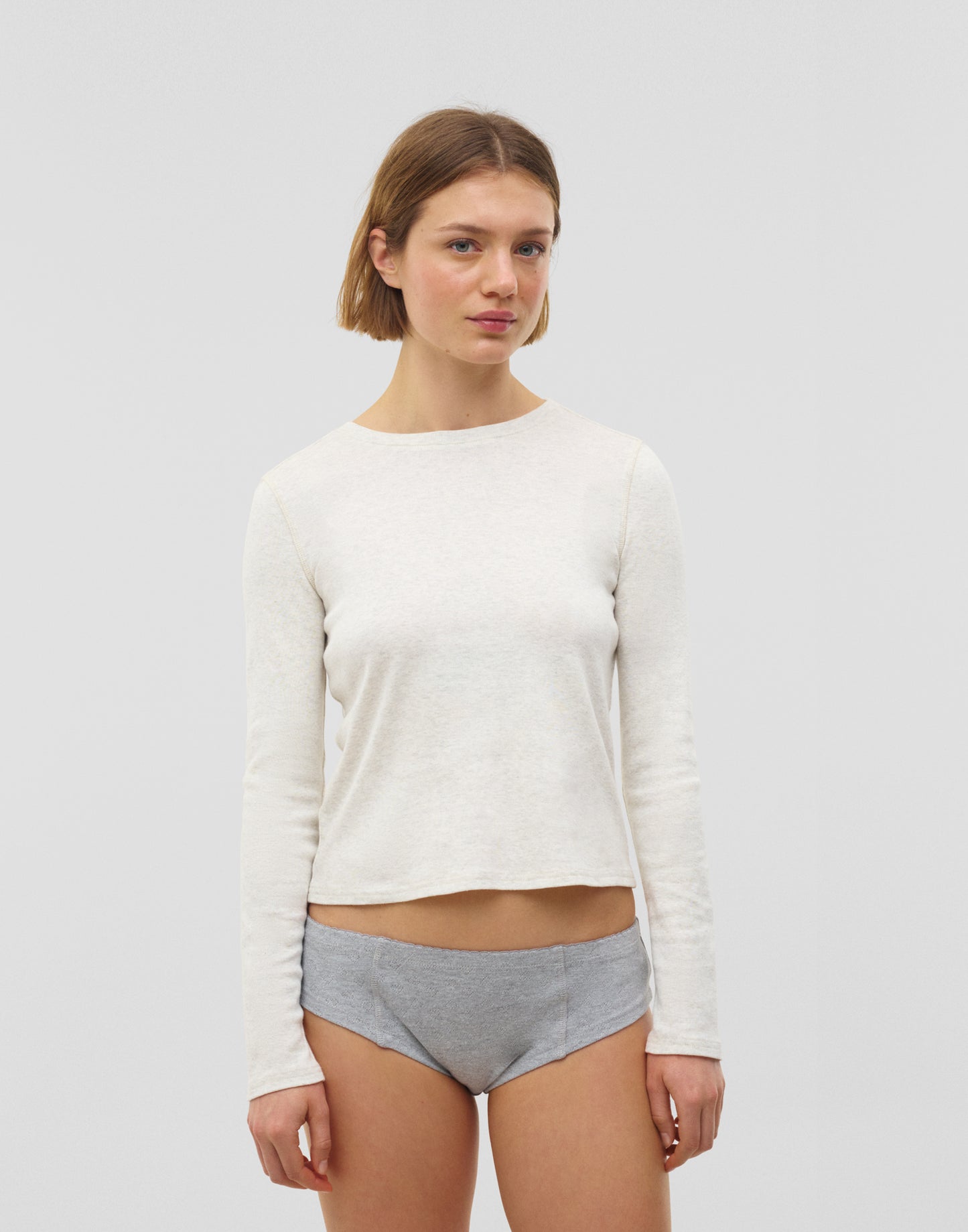 Pack of 2 pointelle heart briefs