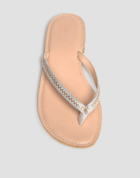 Sandalia plata dedo