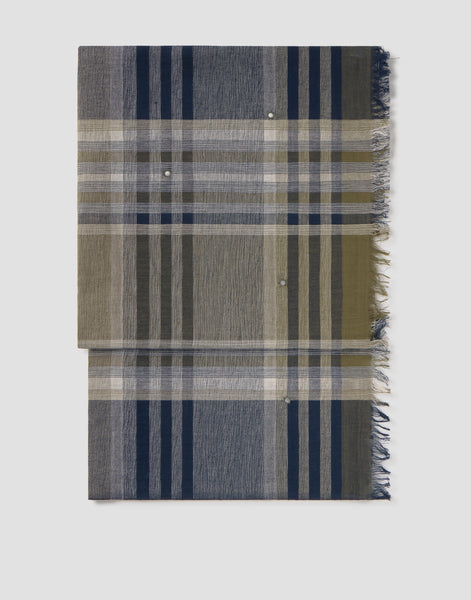 Foulard à carreaux et miroirs