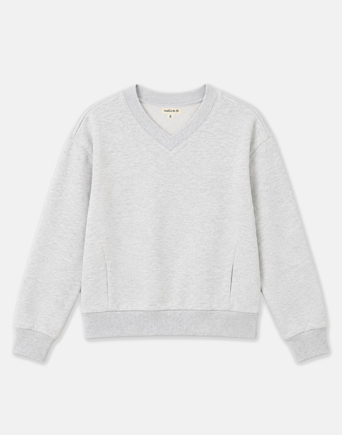 Sweat-shirt col V