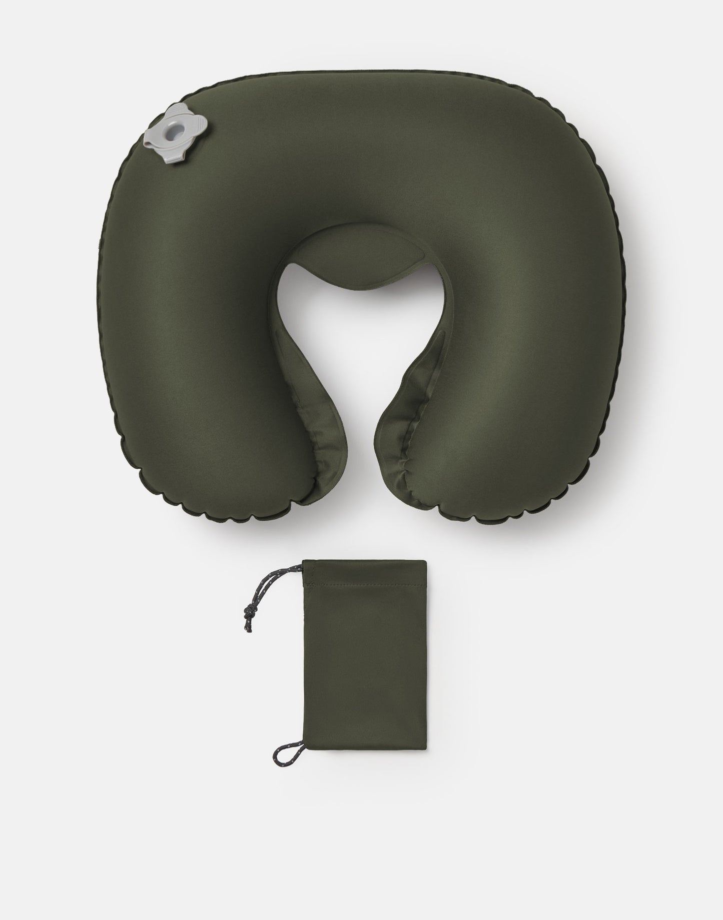 Inflatable Velvet Neck Pillow