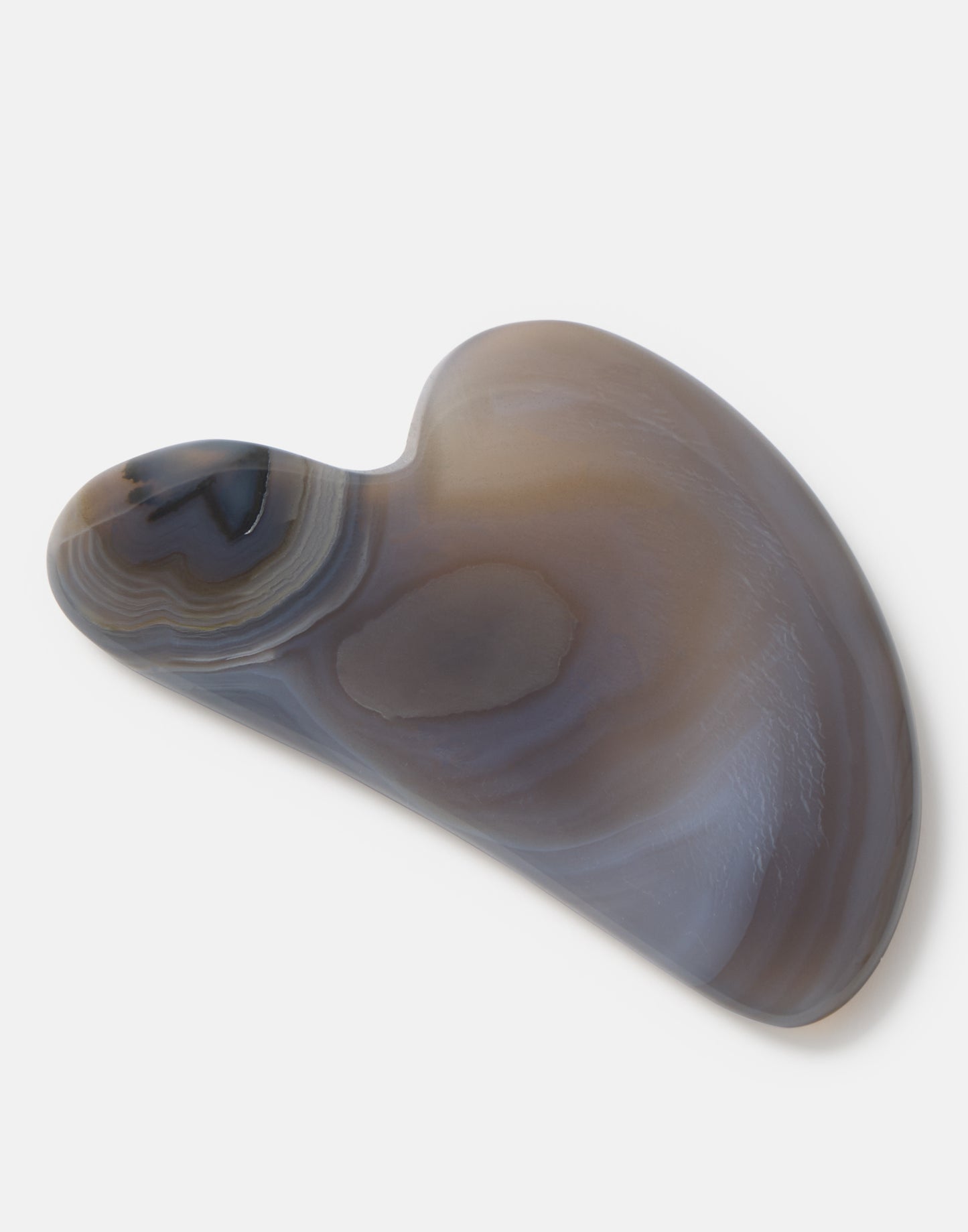 Piedra Gua Sha cuarzo ágata