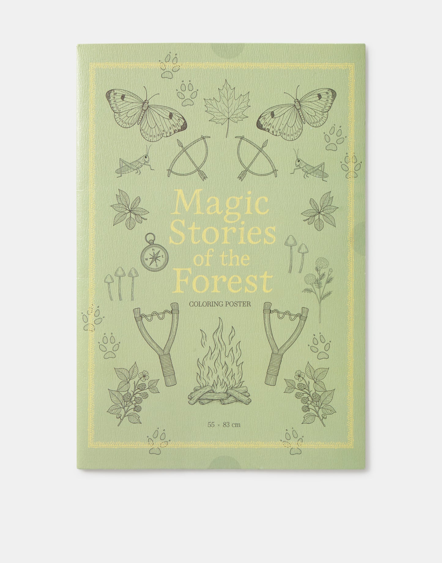 Poster para colorear Forest
