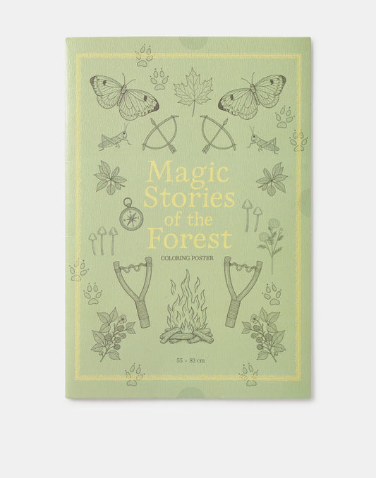 Poster para colorear Forest