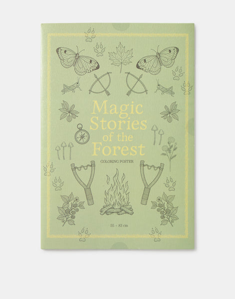Poster para colorear Forest