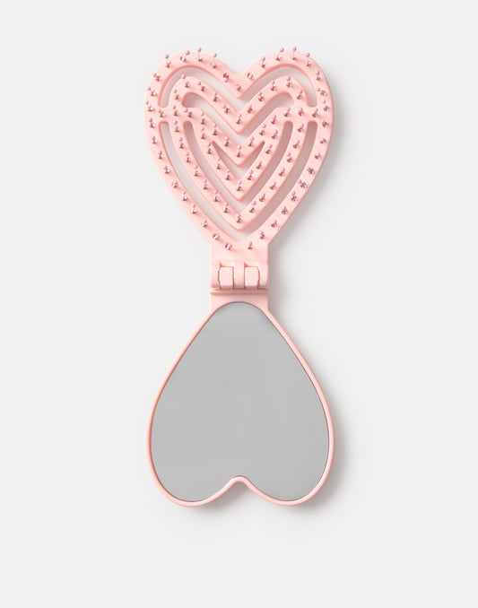 Cepillo corazón plegable