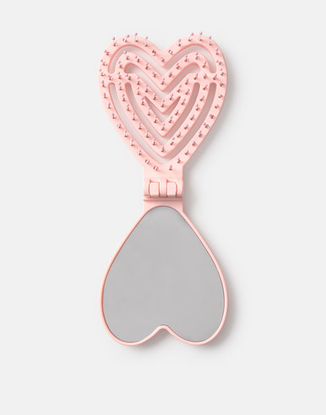 Cepillo corazón plegable