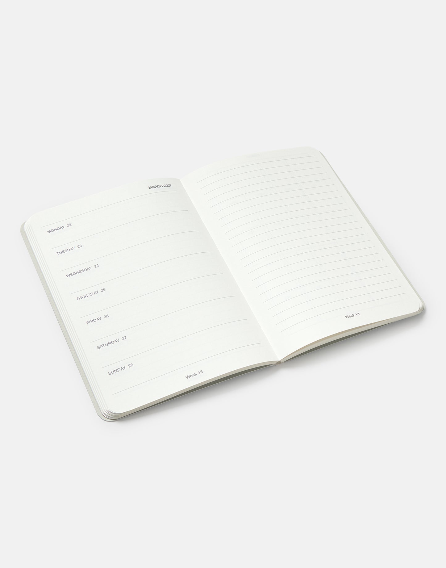 Agenda escolar semana vista