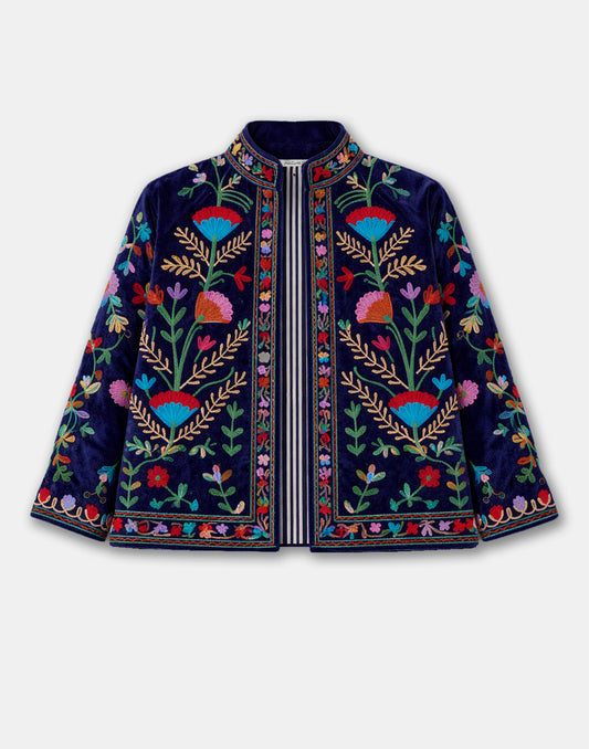 Jaqueta vellut Índia