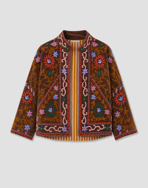 Veste velours India