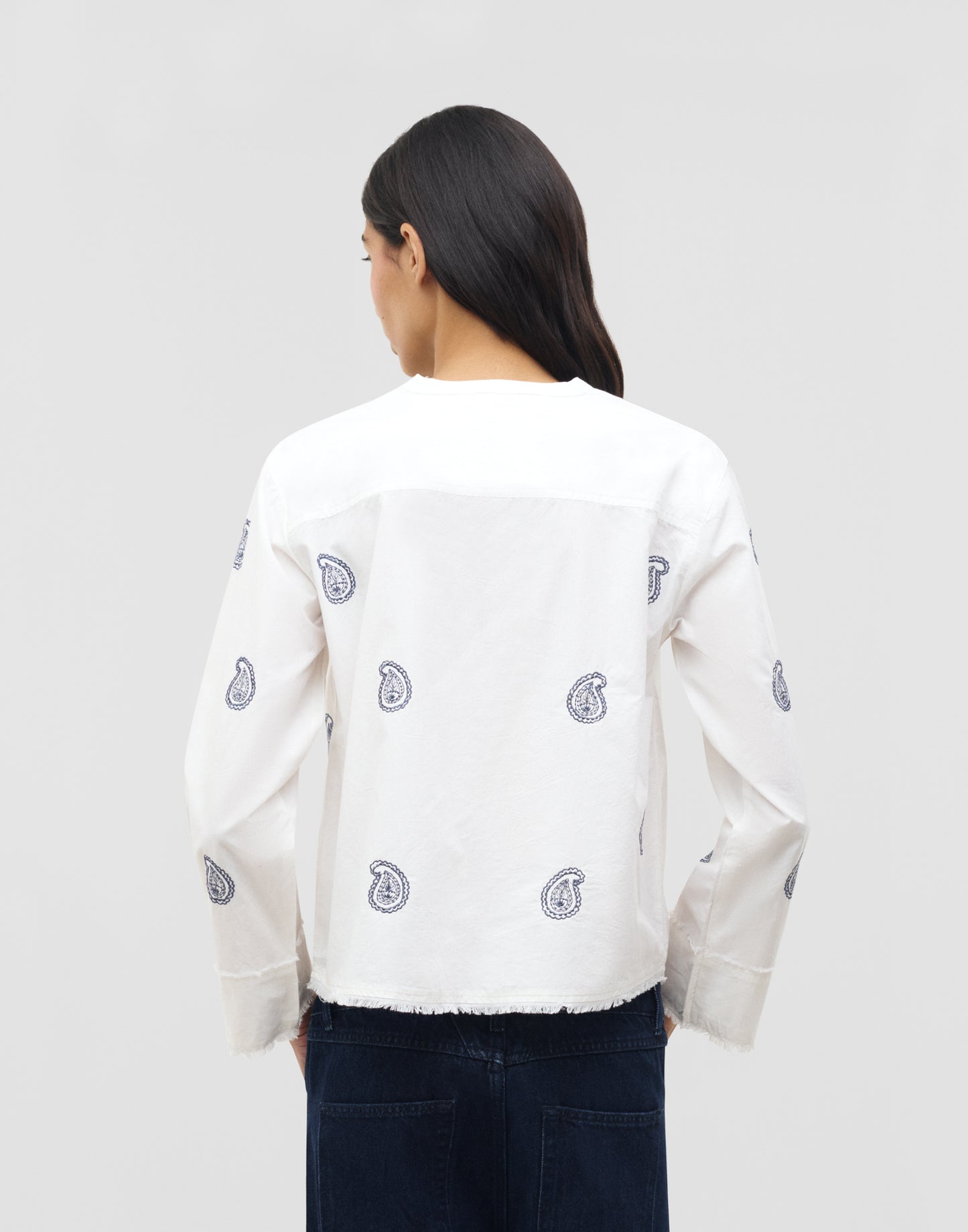 Paisley Embroidered Shirt