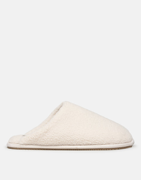 Zapatilla abierta borreguito