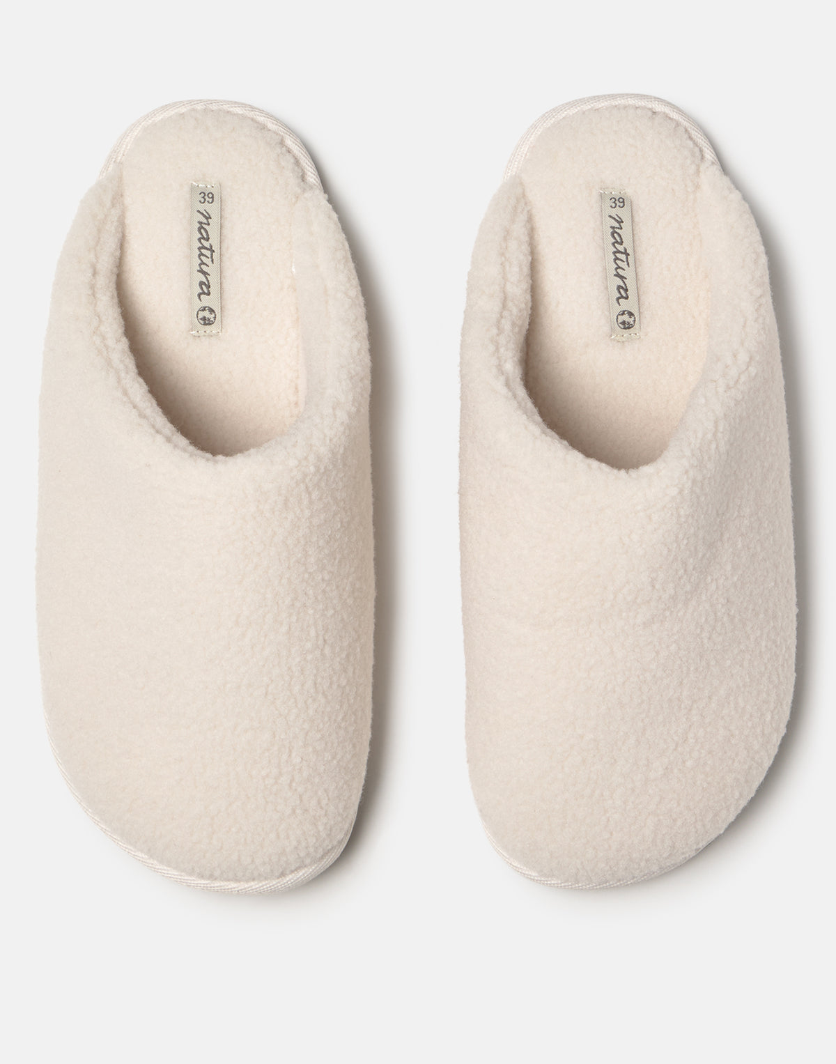 Zapatilla abierta borreguito