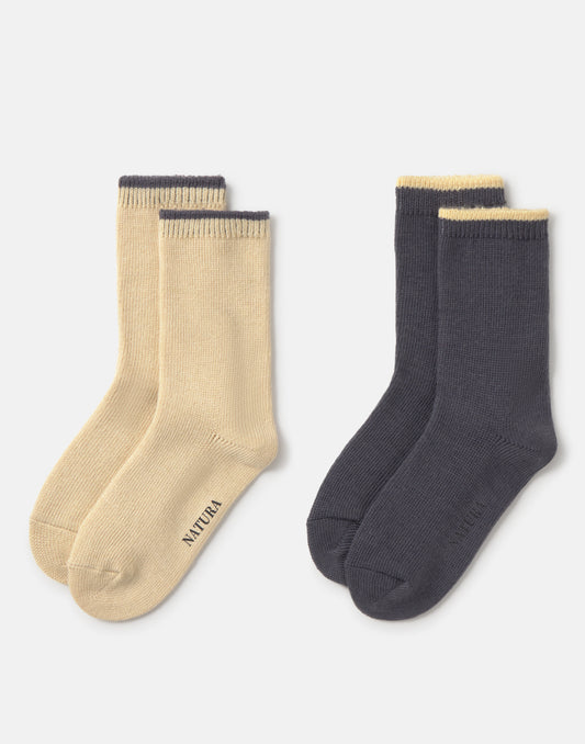 Set 2 calcetines cachemir