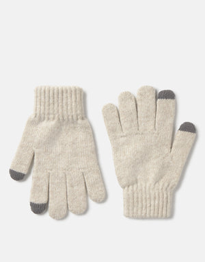Guantes lisos melange