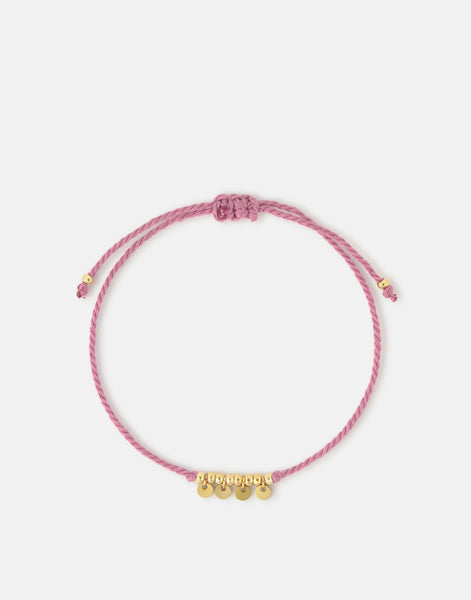Pulsera hilo círculos