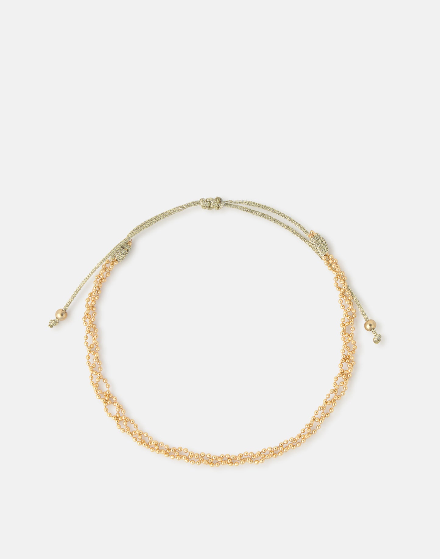Pulsera hilo oro