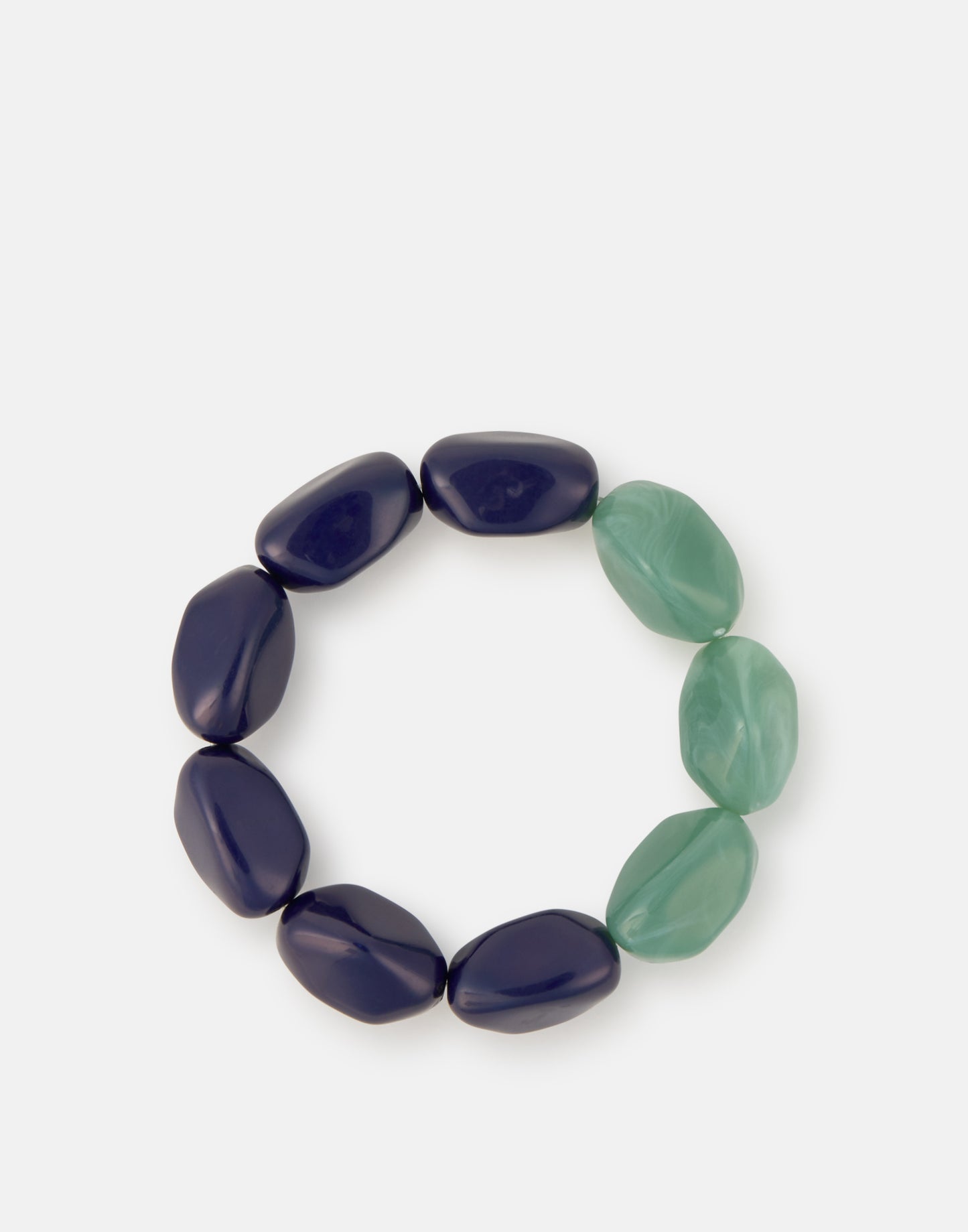 Pulsera cuentas bicolor