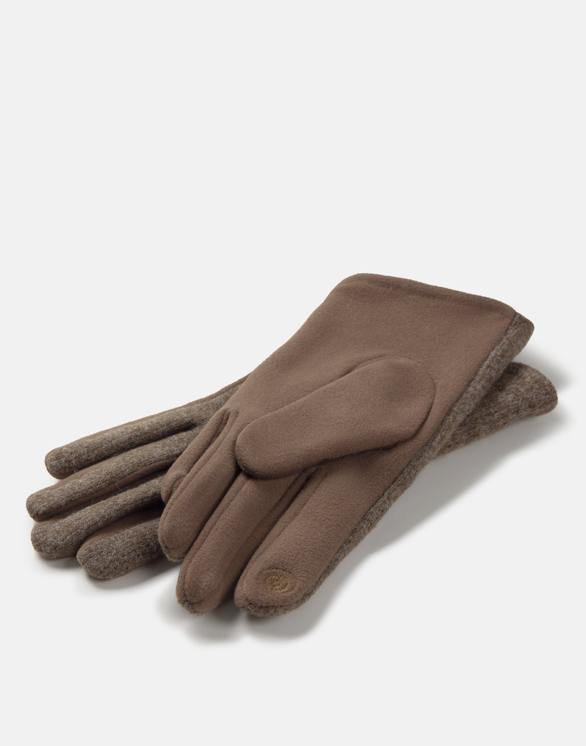 Guanti da uomo touch combinati a costine