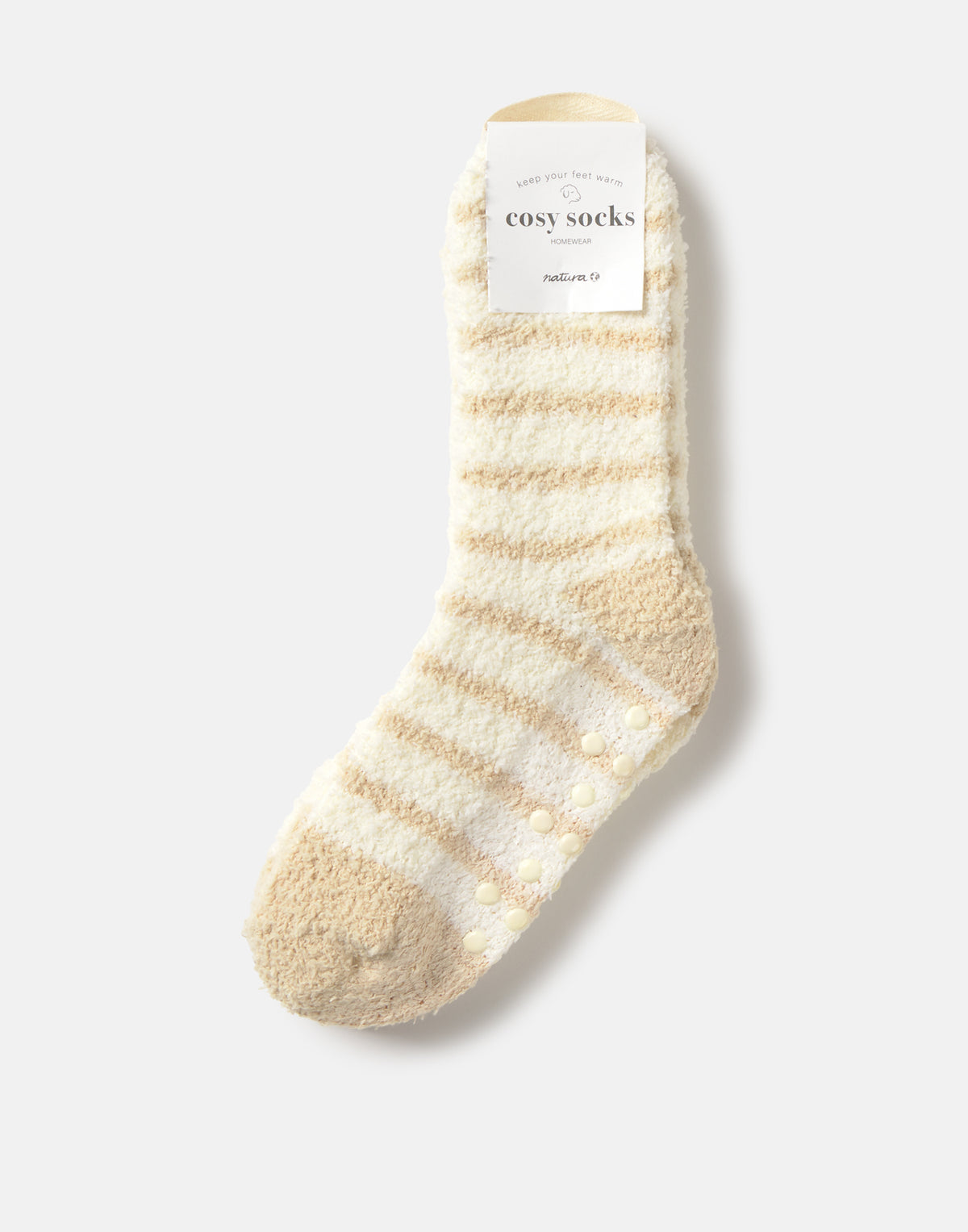 3er-Set flauschige Socken mit Muster
